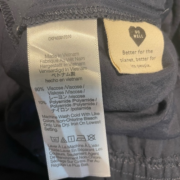 Madewell navy wide leg jumpsuit - Picture 9 of 9